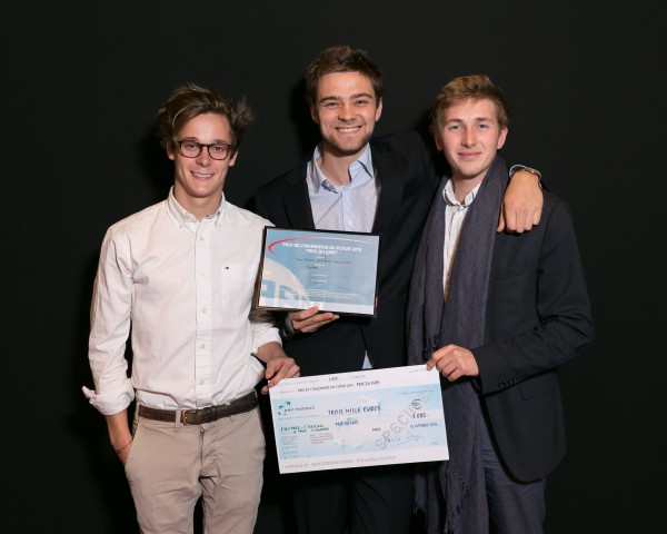 Crédit photo : Synthec ingénierie De gauche à droite : Quentin Paule, Thomas Tirtiaux, Thomas Colombo