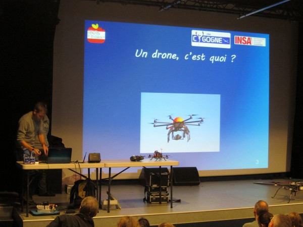 présentation drone au Vaisseau à Strasbourg