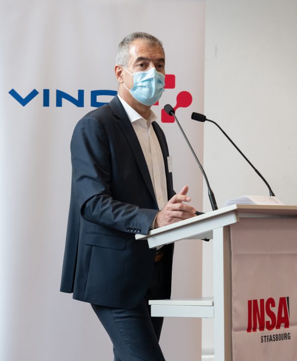 Abdallah Khoury, directeur régional, président des filiales de Vinci Energies : Cegelec Alsace, Santerne Alsace, Schoro Electricité, Vonthron Entreprises